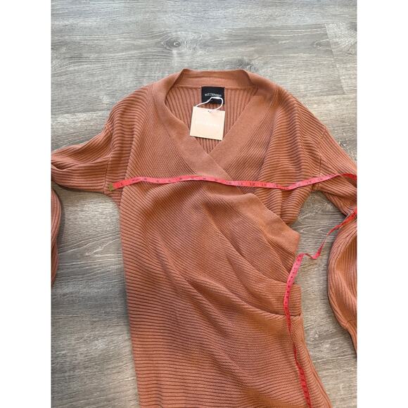 Kittenish Womens Knit Small Brighton Spiced Sweater Dress - Picture 3 of 5